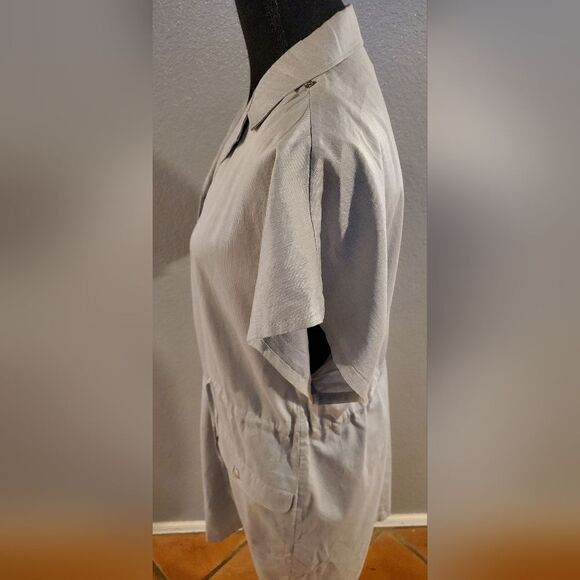 Rag & Bone Gray Shirt Mini Dress Two Pockets Women’s Size 4 - Picture 8 of 15